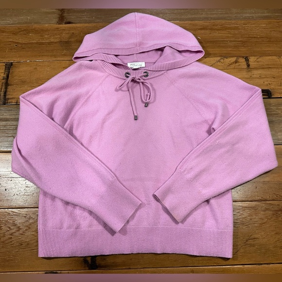 Nordstrom Tops - Nordstrom Signature Purple Cashmere Hoodie Size M